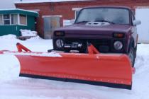 Отвал для снега на Ниву 2121, 21213, 21214, Урбан, Легенд