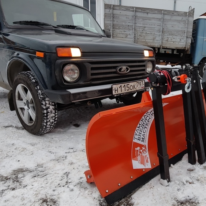 Отвал для снега на Нива 2121, 21213, 21214, Урбан, Легенд