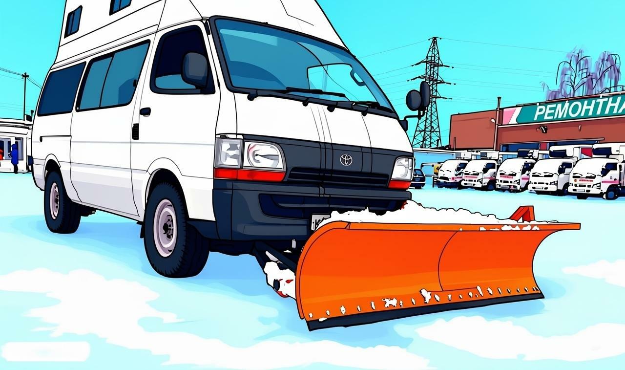 <span style="font-weight: bold;">Отвал на Toyota HiAce</span>